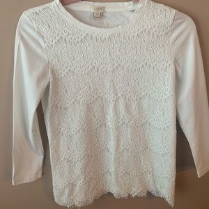 J.Crew Lace Shirt